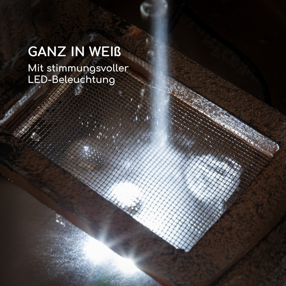 Солнечный фонтан Blumquell LED 5 м кабель солнечная панель из синтетического камня (Германия, читать описание) Ровно - изображение 3