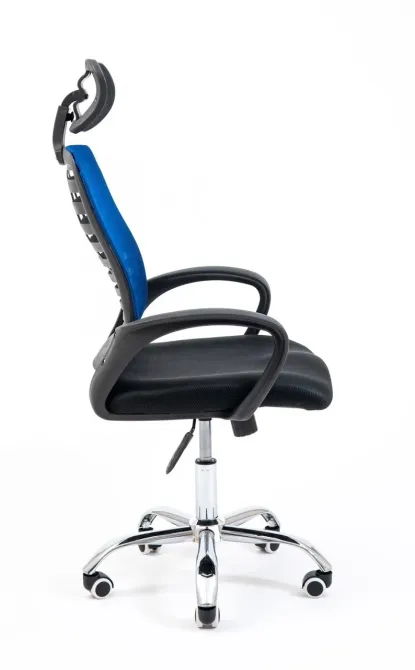 Офісне Крісло Керівника Richman Blast Сітка Чорно-синій Київ - фото 3