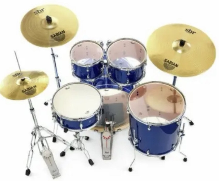 Акустическая барабанная установка PEARL Export EXX725SBR/C717. Харьков - изображение 3