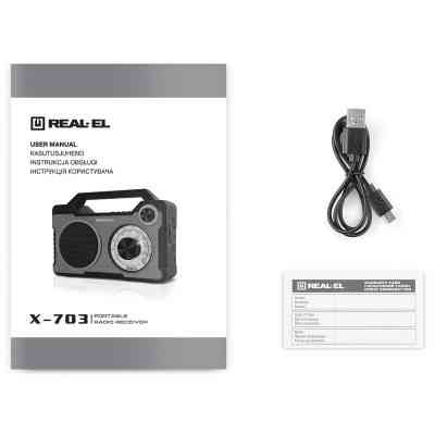 Портативний радіоприймач REAL-EL X-703 Вінниця