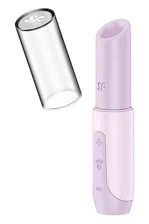 Стимулятор клітора хвильовий Satisfyer Secret Kiss у формі помади, рожевий Sex Aura Київ