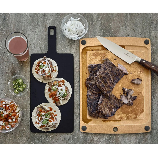 Обробна дошка Epicurean Handy (розмір L) 356 x 190 x 4,8 мм Чорна Вінниця - фото 4
