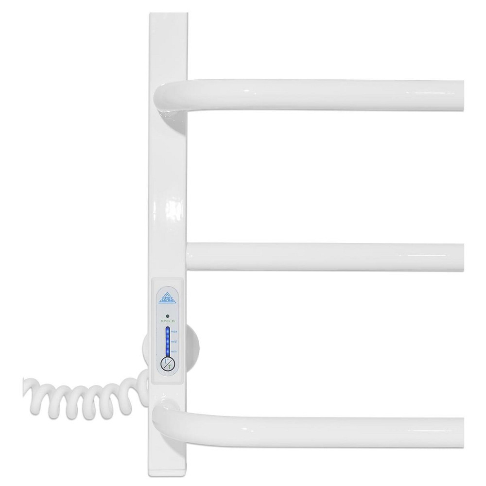 Электрический полотенцесушитель Laris Зебра Практик ЧК6 1000Х600 Э белый Киев - изображение 5