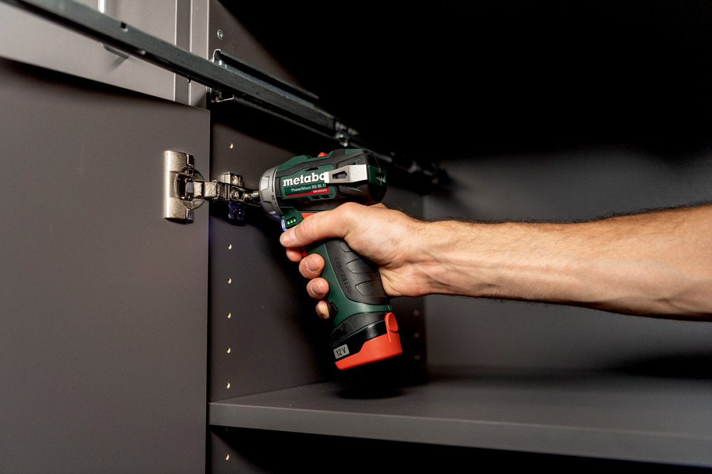 Аккумуляторный бесщеточный шуруповерт Metabo PowerMaxx BS BL Q : 38 Нм, кейс шуруповерт для дома (601749500) Киев - изображение 10