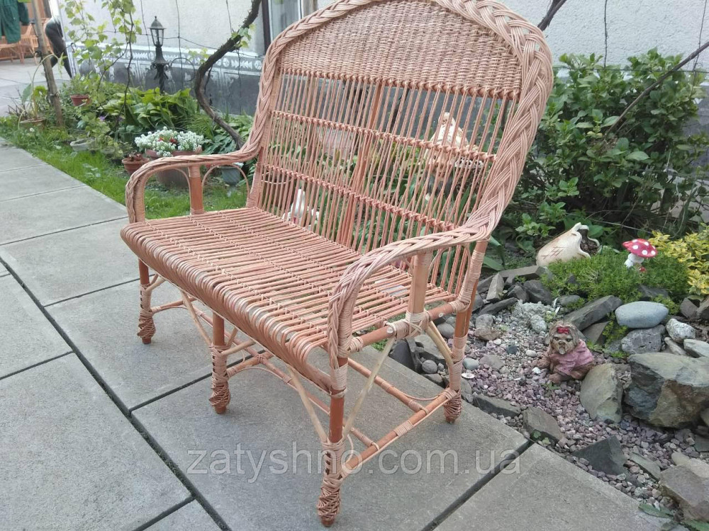 Диван из лозы  с высокой спинкой Киев - изображение 4