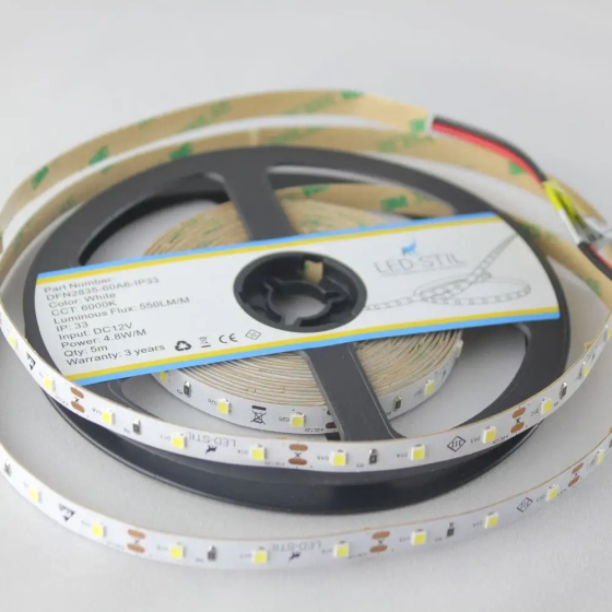 LED-STIL LED стрічка LED-STIL 6000K, 4,8 W, 2835, 60 шт, IP33, 12V, 550LM Коломия