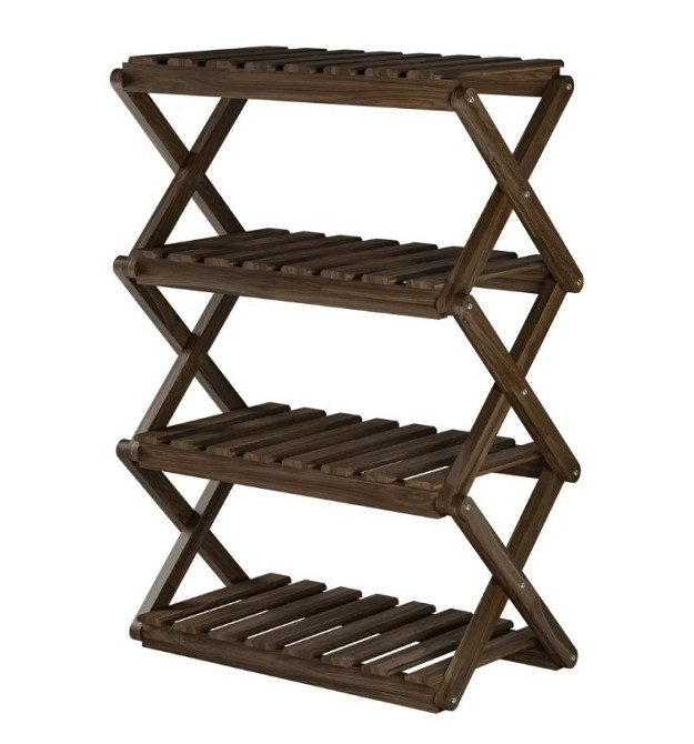 Етажерка для лазні, сауни "Бардере 4х60" капучино Миколаїв - фото 1