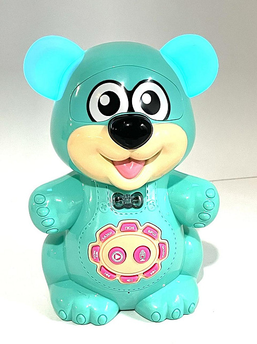 Музична іграшка Limo Toy Балакуче звірятко Ведмедик розповідає вірші та казки Бірюзовий (FT 0043AB) Чернигов - изображение 7
