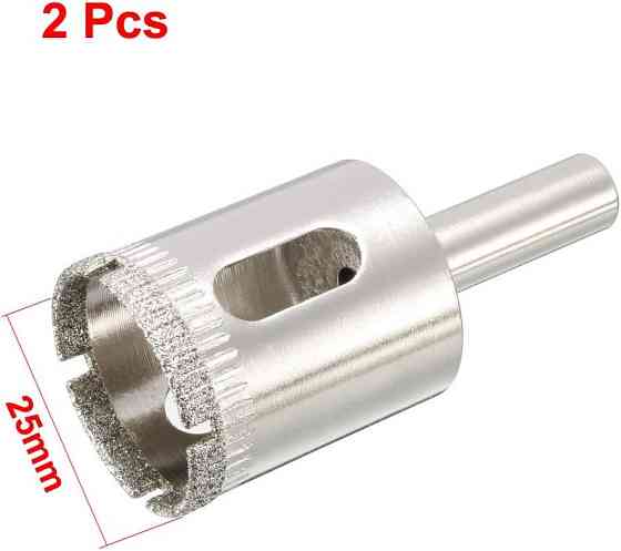 Алмазні коронки, коронки для плитки, коронки для розеток, коронки по керамограніту, коронки для плитки 25 мм (535418667) Київ