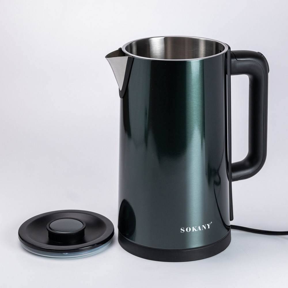 Sokany Електрочайник Sokany SK-09018 3 літри Зелений Коломия - фото 3