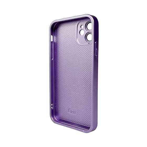 Чохол для смартфона AG Glass Matt Frame Color Logo for Apple iPhone 11 Light Purple Киев
