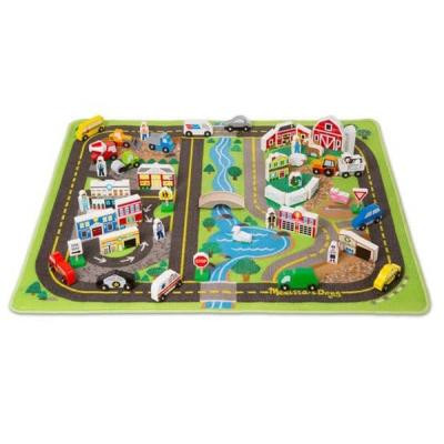 Дитячий килимок Melissa&amp;Doug Дорожній килимок / дерев'яні іграшки (MD5195) Вінниця - фото 1