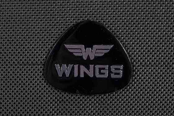 Чемодан тканевый WINGS 6802 большой 75 см 4 колеса серый Киев