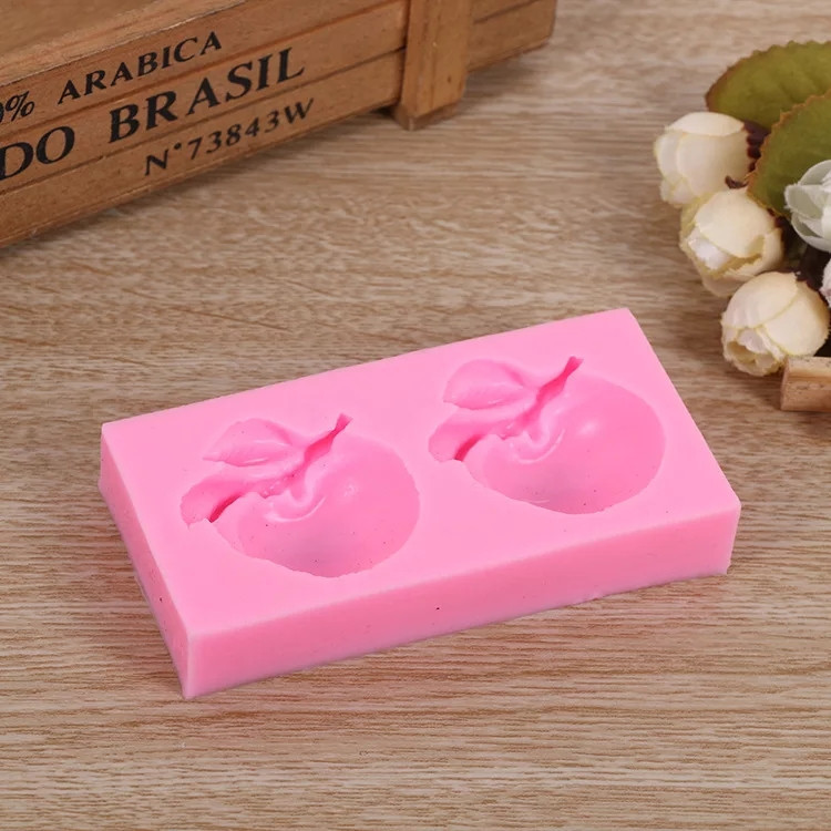 Молд силіконовий Персик 103 на 53 мм рожевий Київ - фото 3