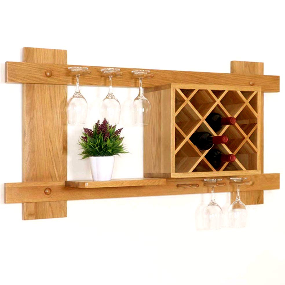 Настенная винная полка 