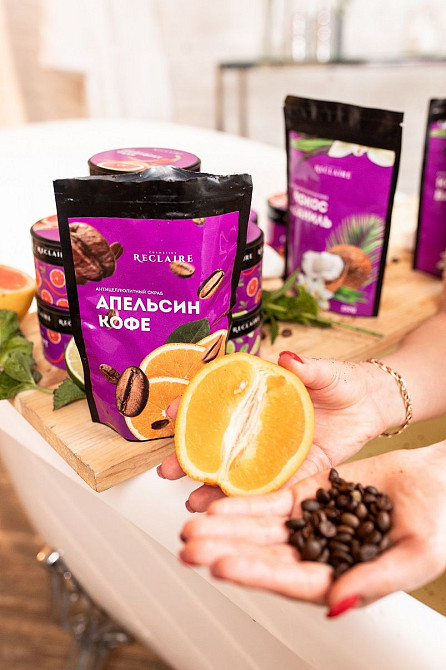Скраб антицеллюлитный Кофе-Апельсин Reclaire 250 мл Киев - изображение 1