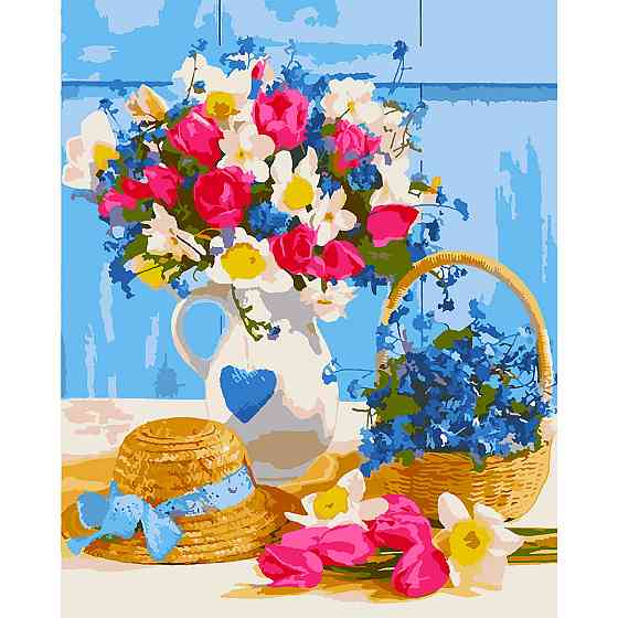 Картина за номерами "Santi" 953961 "Чудовий букет", 40*50 см, шт Київ