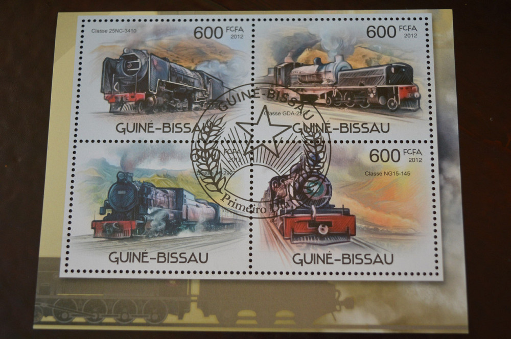 Гвинея. Транспорт. Личности. Блок. 2012 рік (Б-9) Полтава - фото 1