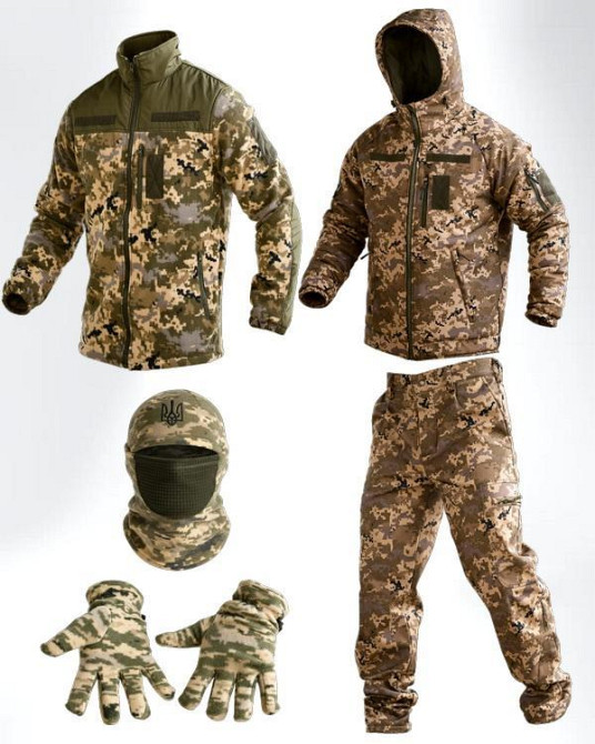 Зимний тактичкеский костюм PATRIOT 5в1 пиксель ВТ6944 Одесса - изображение 1