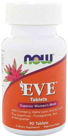 Витамины для женщин Ева Now Foods Eve Women's Multi 90 таб Киев