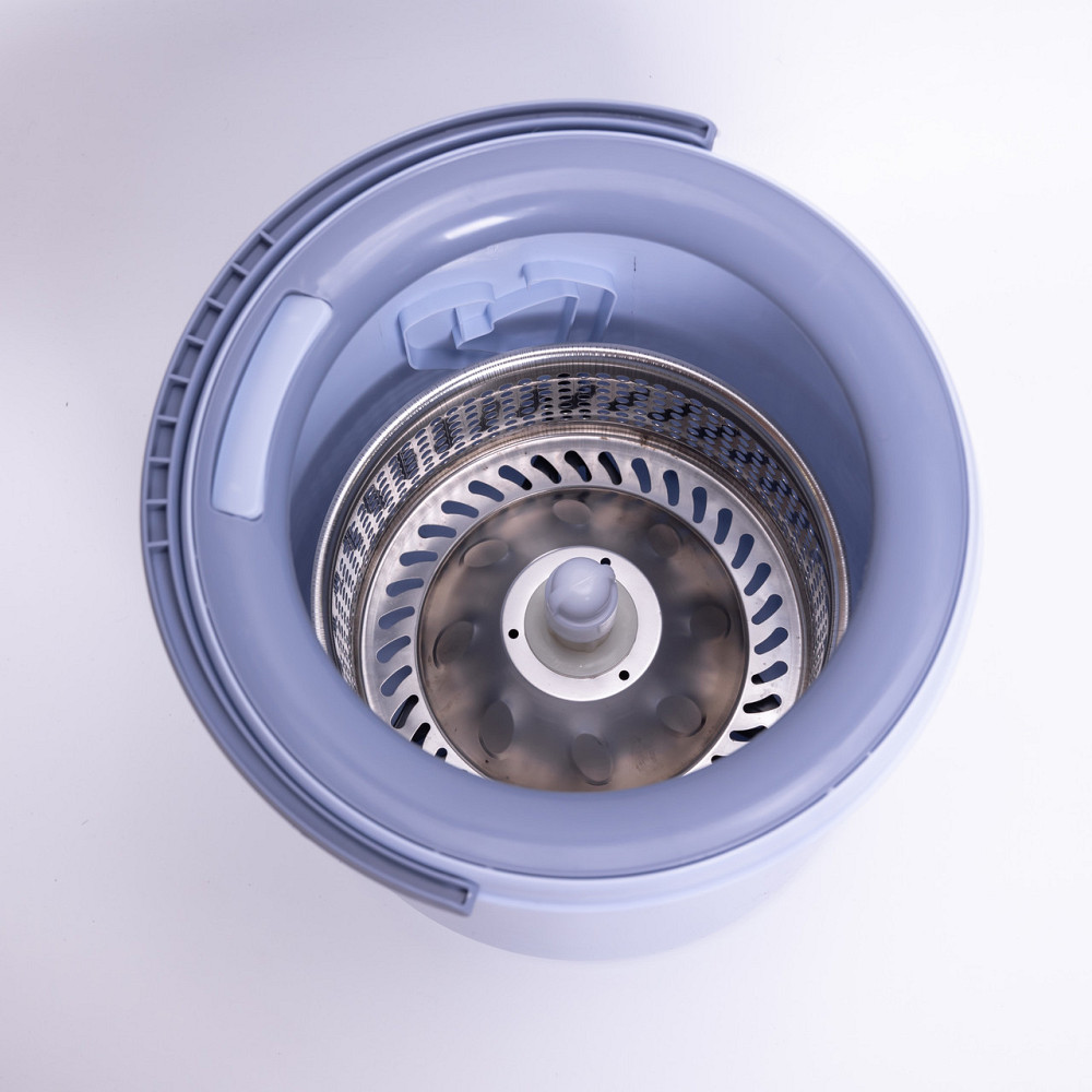 Household Набір для вологого прибирання з круглою телескопічною шваброю з мікрофібри та відром Коломия - фото 6