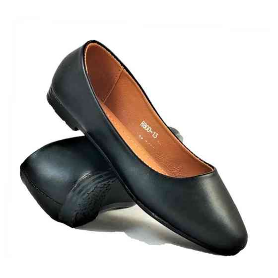 Женские Балетки Черные Мокасины Туфли (размеры: 36,37,38,39,40) - 00-13 Днепр