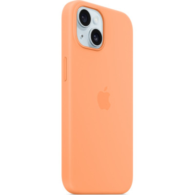 Чехол для мобильного телефона Apple iPhone 15 Silicone Case with MagSafe Orange Sorbet (MT0W3ZM/A) Винница - изображение 6
