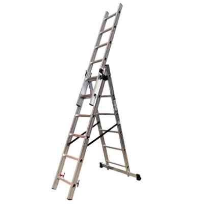 Драбина GTM 3-секції, розкладна, 3*6сх. 1,64-3,26м (KME306) Вінниця
