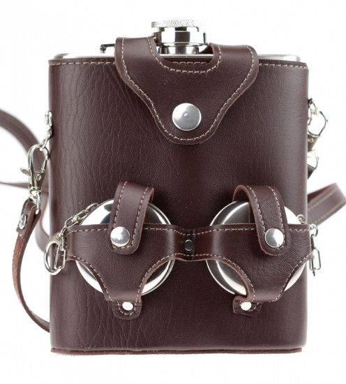 Фляга велика - набір з чохлом та чарками Вінниця - фото 1