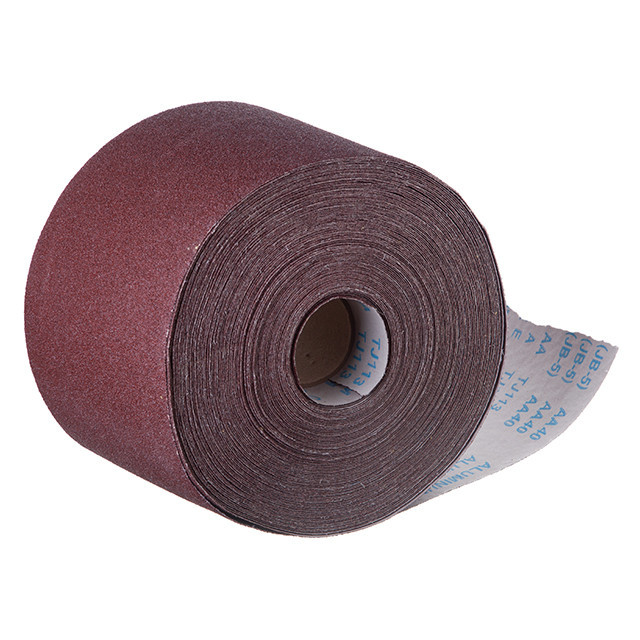 Шкурка шліфувальна, тканинна основа, К40, 200 мм × 50 м INTERTOOL BT-0714 Київ - фото 1