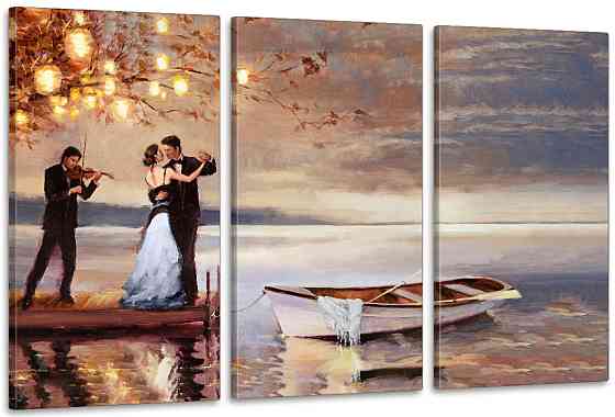 Модульная картина в гостиную / спальню   Закохані    ART-314_3A 100х150 см Киев