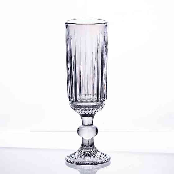 Набор бокалов для шампанского 6 штук 160 (мл) Голубой HP-19-67 Киев