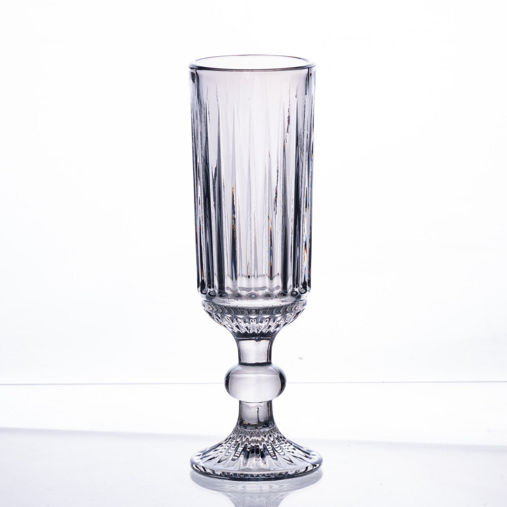 Набор бокалов для шампанского 6 штук 160 (мл) Голубой HP-19-67 Киев - изображение 2