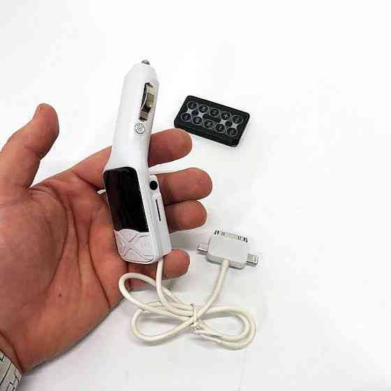 Bluetooth передавач для авто CM I19A SD/Usb, Якісний фм модулятор, FM-трансмітер з USB для автомобіля VB-67 Львів