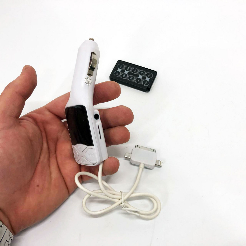 Автомобильный модулятор fm с usb, Устройство для музыки в авто, Модулятор в машину от прикуривателя VB-67 Львов - изображение 6