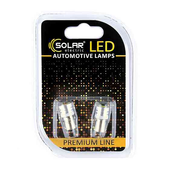 LED автолампа Solar 12V T8.5 BA9s 1SMD white, 2шт Киев