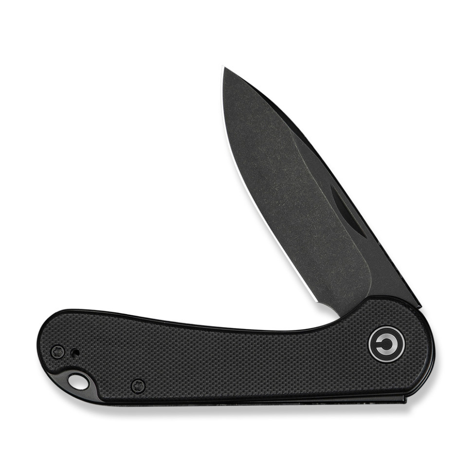 Ніж складаний кишеньковий Civivi Elementum Slip Joint, (7.5 см) 14C28N / G10 чорний Киев - изображение 3
