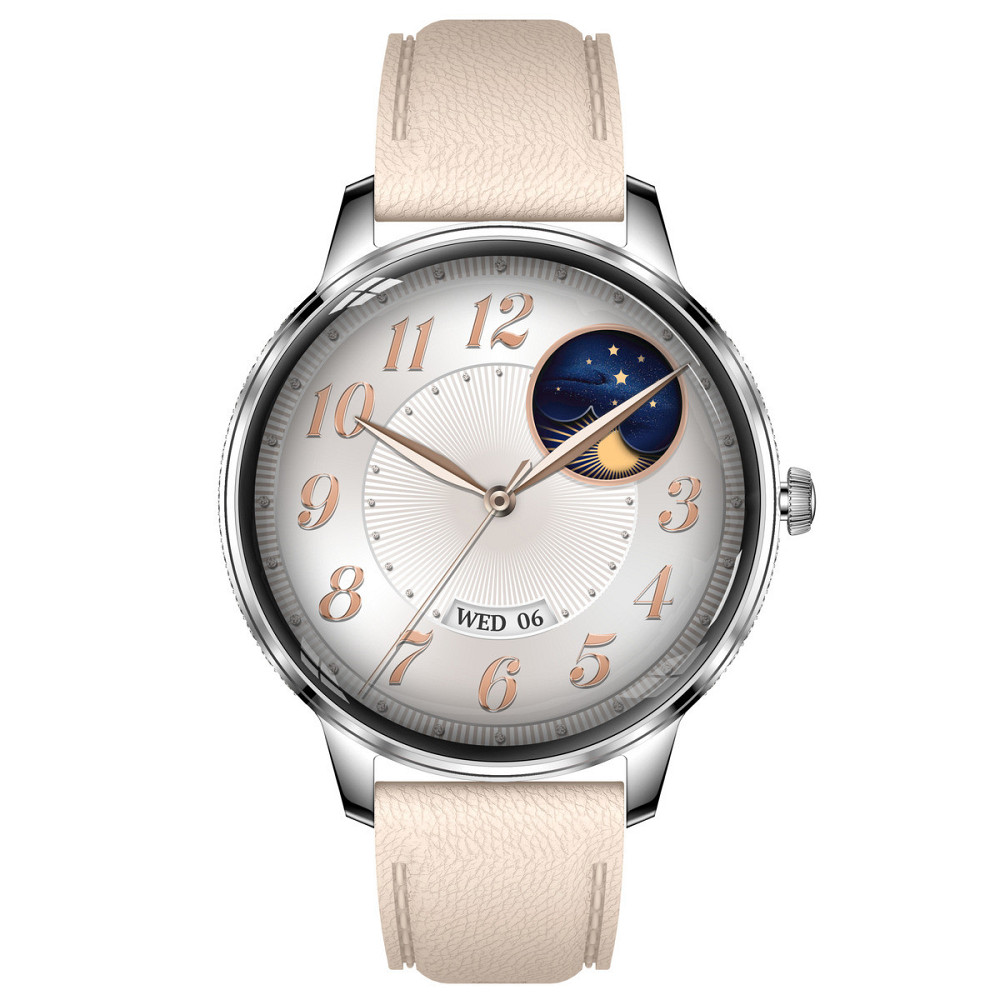 Розумний смарт-годинник Smart Brilliant Slim Silver Rubber (2 ремінці) Вінниця - фото 3