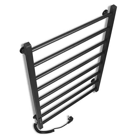 Електрична рушникосушарка Laris Зебра Альфа ЧФЧ8 400Х800 Е чорна, ліве підключення Київ