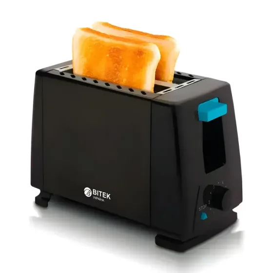 Тостер на 2 тости 1000Вт 2 Slice Toaster BITEK BT-263 Київ