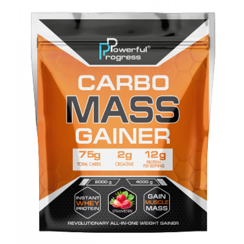 Carbo Mass Gainer - 2000g Strawberry Луцк - изображение 1