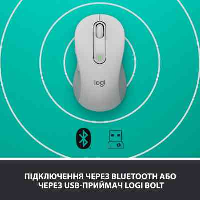 Мышка Logitech Signature M650 L Wireless Off-White (910-006238) Винница