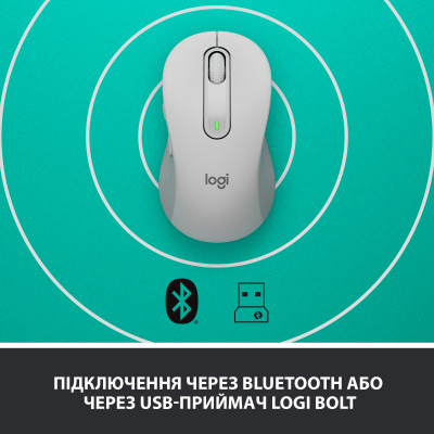 Мышка Logitech Signature M650 L Wireless Off-White (910-006238) Винница - изображение 5