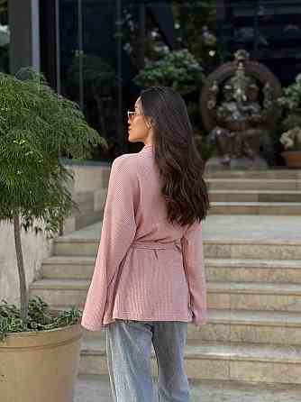 Женский теплый модный кардиган. Розовый, 42/44 Одесса