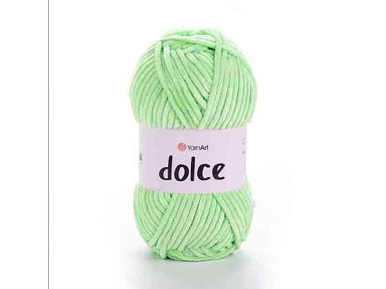 Пряжа Dolce м′ятний 100% мікрополіестр 120м 100г 5шт/уп 850 ТМ YarnArt Київ