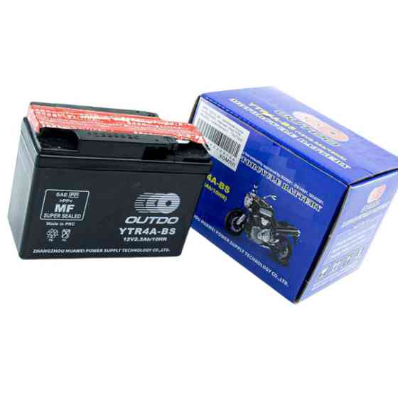 Акб (86x49x114) HONDA AF34, 35 ZX таблетка широка (4A-BS) OUTDO заливний 12V2,3А Мукачево