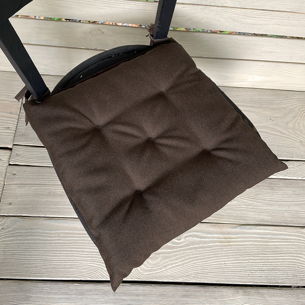 Подушка для стільців (38x38х5 см) Decorator Sawana колір коричневий 84-033 Київ - фото 1