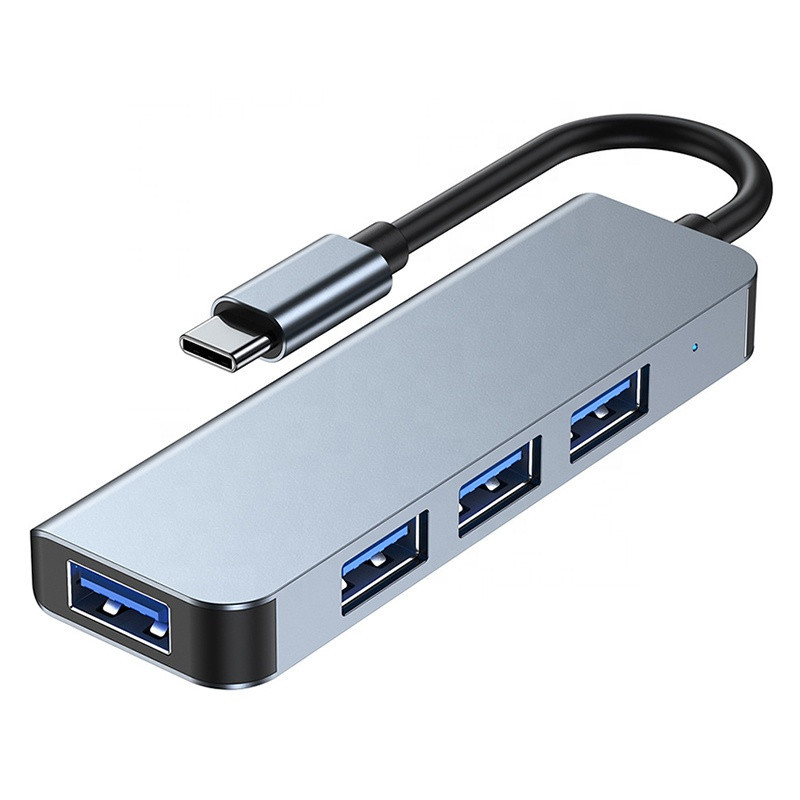 Металевий USB-C хаб на 4 порти Київ - фото 2