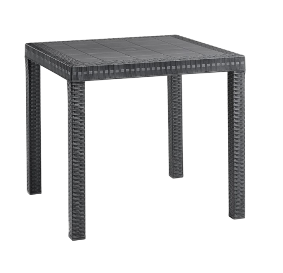 Стіл для саду пластиковий BICA Dallas, графіт Київ