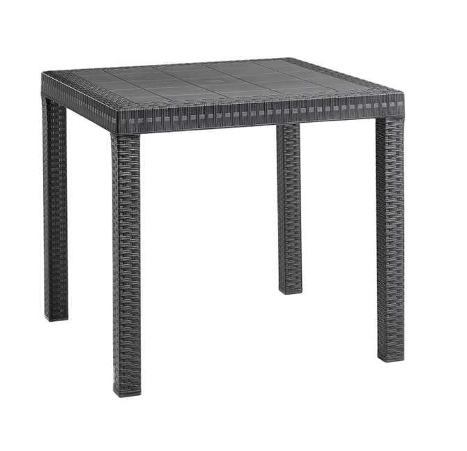 Стіл для саду пластиковий BICA Dallas, графіт Київ - фото 1